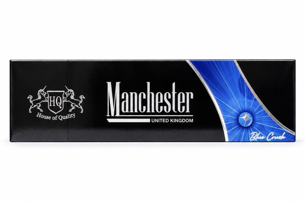Manchester Blue Crush (carton) — Manchester cigarettes carton for sale in Australia