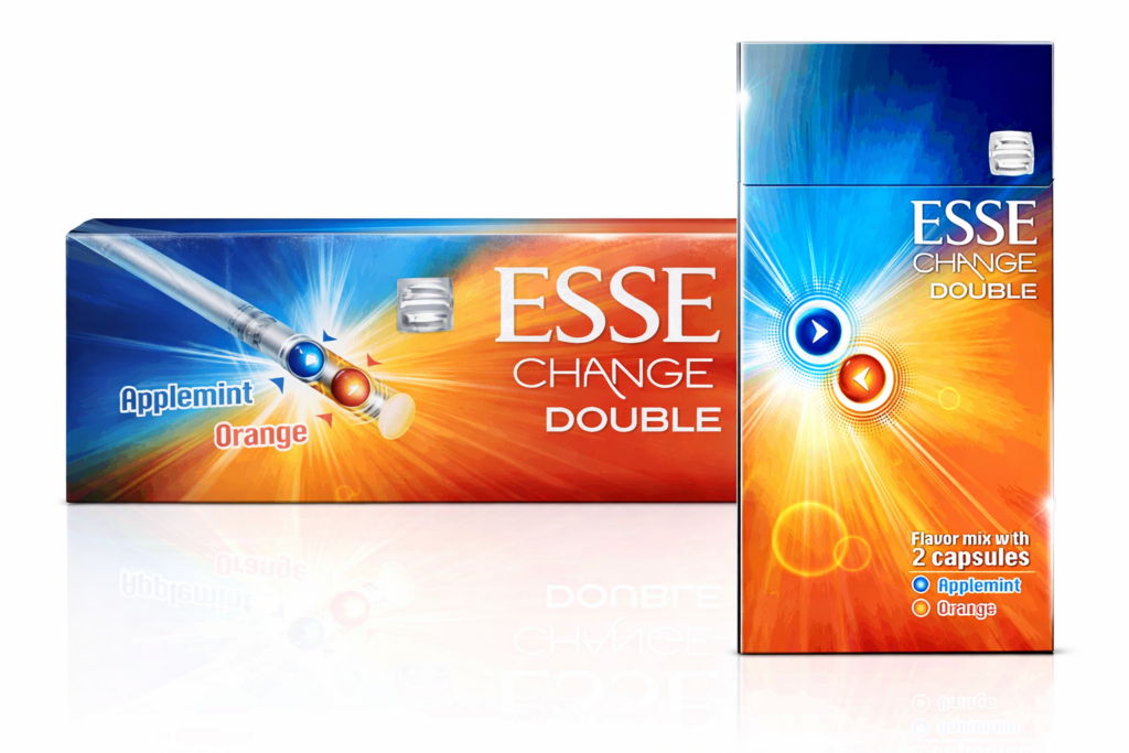 Esse Change Double Pop (carton) — Esse cigarette carton for sale in Australia