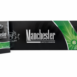 Manchester Green Crush (carton) — Manchester cigarette carton for sale in Australia